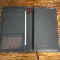 British Airways Concorde Gray Leather Passport Holder Wallet with Card Slots