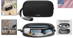 Versatile Travel Accessory Organizer Small Black for Tech and Personal Items