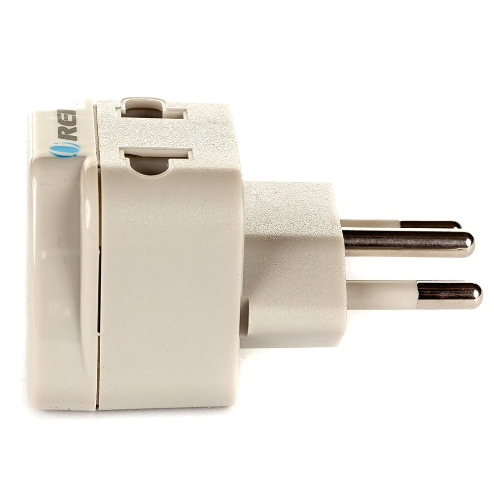OREI Type N Travel Plug Adapter for Brazil – OREI Grounded 2 in 1 Socket Adapter