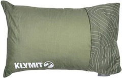 Drift Camping Pillow, Shredded Memory Foam Travel Pillow with Reversible Cover f