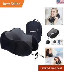 Compact Adjustable Travel Pillow – Breathable Memory Foam for Ultimate Comfort