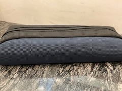 NEW – TUMI Zippered Ballistic Nylon Pencil Case – Cord Pouch – NAVY BLUE & BLACK