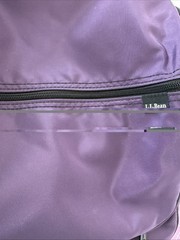 LL Bean Personal Organizer Toiletry Bag Large Toiletries Hanging Travel Purple