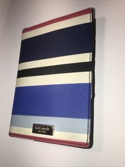 Kate Spade Leather Striped Passport Holder