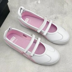 2026 Patou x Onitsuka Tiger Mexico 66 Ballet Shoe Flats White/Pink 1183C379-101