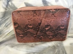 Heyday Snakeskin Pink Tech Organizer / Pouch – NWT – Free Shipping