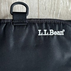 LL Bean Personal Organizer Toiletry Flat Folding Travel Case Bathroom Black Blue