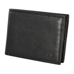 ASAD Premium Genuine Leather Wallet for Men | Slim, Black Id Flap Window