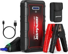 DBPOWER Jump Starter 2500A Peak 74Wh Portable Car (Up to 10L…
