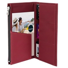 Zipper Case Card Sleeve Holder Travelers Journal Accessory for Size Regular