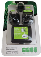Voltix by Xit Group Compact Universal Travel Adapter US EU To EU/UK/AU/US NEW