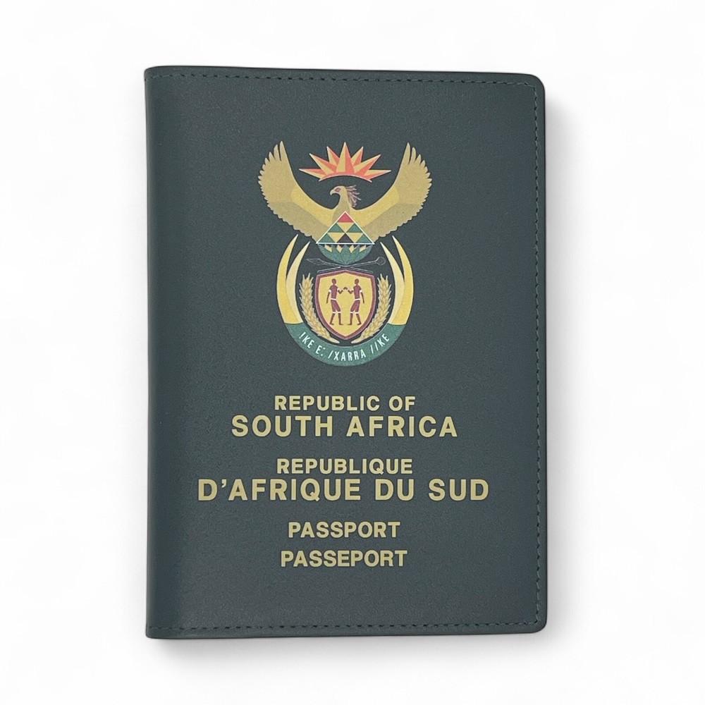 South Africa Genuine Leather Crafted Travel Passport Wallet/Holder