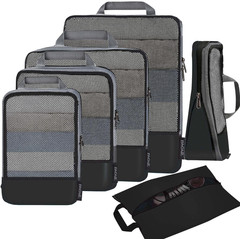 4 Set/6 Set/8 Set Compression Packing Cubes Travel Accessories Expandable Packin