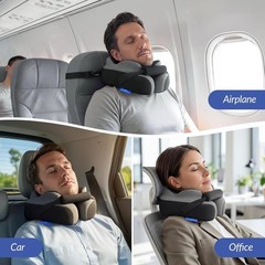 Adjustable Lightweight Travel Neck Pillow – Ergonomic Support for Head & Neck