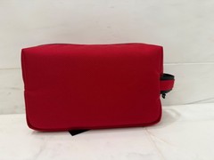 NEW – TUMI Ballistic Nylon Zippered Medium Kit – Pouch – Cosmetic Bag – RED