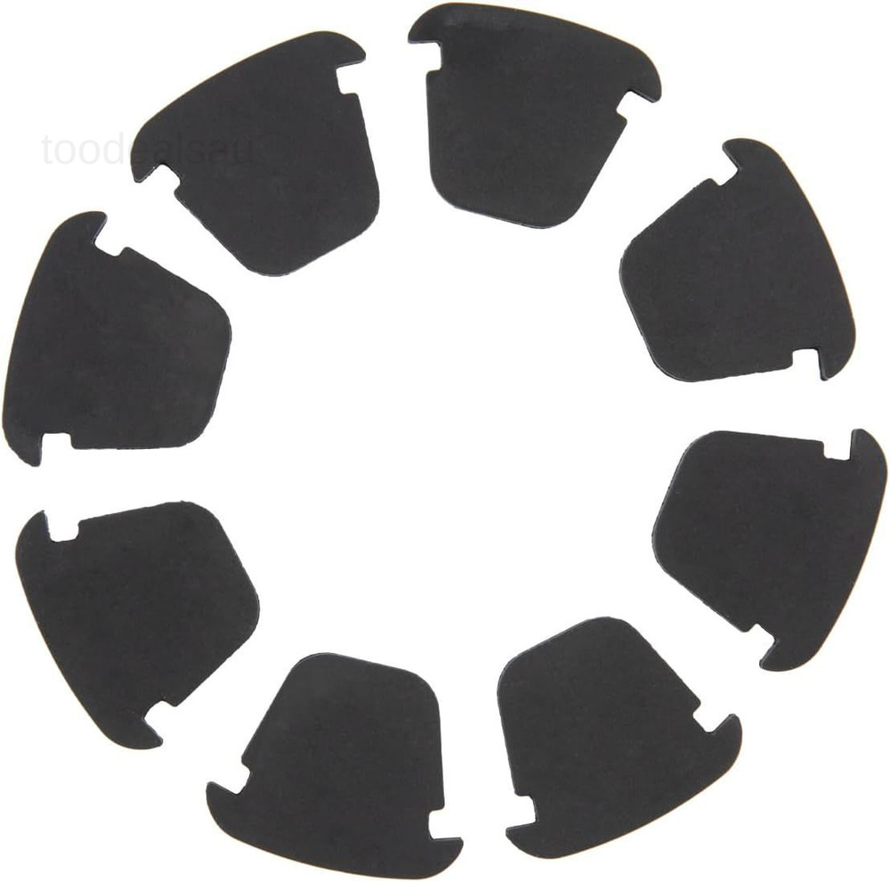 8PCS Cup Holder Insert Rubber Compatible with Chevy Silverado Black