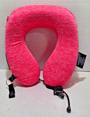 Spyder Pink Polyester Memory Foam Neck Pillow, Soft and Cuddly with Support