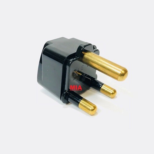 9X South Africa Adapter Plug Type M Electrical outlet 220 Volt Black U.S. Seller