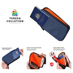 Zip – Store Your Accessories Efficiently – 3 Internal Pockets For Your Passpo…