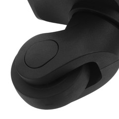 2Pcs Smooth Rolling Black Swivel Caster Wheels for Suitcase Quick Release Setup