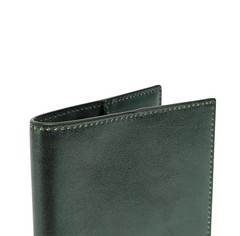 220$ PINEIDER FIRENZE 1774 «Metro Smooth» Passport Holder Calf Laminated Green