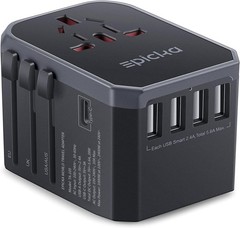 EPICKA Universal Travel Adapter, European Plug Adapter (Not a Grey
