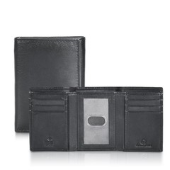 VALENCHI Men’s Genuine Leather Mens Rfid Blocking Slim Trifold Wallet With 6 …