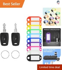 TSA Approved Universal Lock Keys Set Compatible with Luggage Locks Fit 007 002