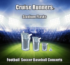 Flask Cruise Kit Rum Runner Sneak Smuggle Alcohol Liquor Wine Booze Bags Plastic