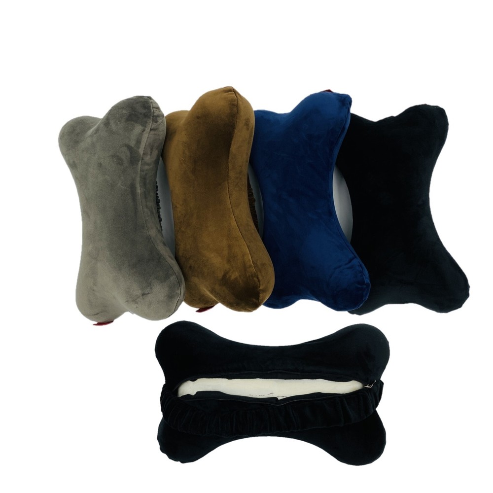 Dog Bone Memory Foam Neck Head Rest Pillow Travel Home Posture Support 12×7.5×4