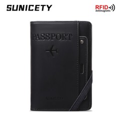 Family’s RFID Blocking Storage Passport Case Large Capacity Passport Bag Gift US