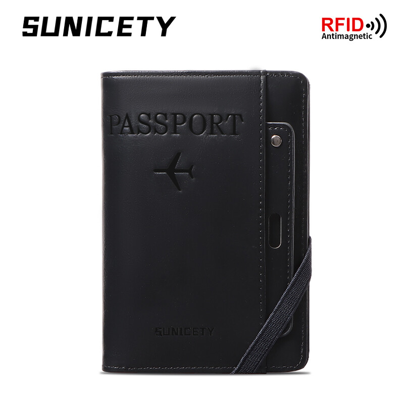 RFID Blocking Large Capacity Passport Case Family Storage Passport Case Gift US