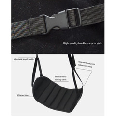 Comfy Hanger Travel Airplane Footrest Hammock Premium Memory Cotton Foot Resting