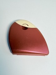 Tupperware Burnt Red Beauty Oyster Packable Hinged Personal Organizer Unused