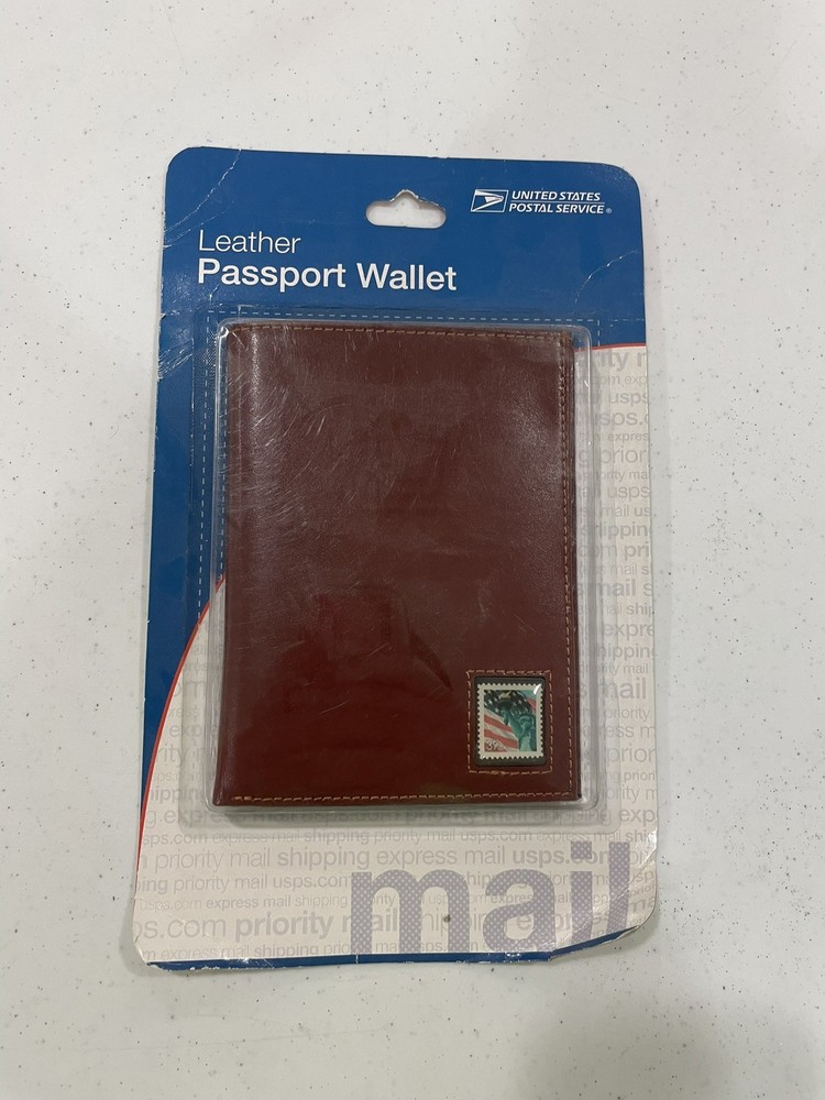 USPS Leather Passport Wallet 2009 MUST HAVE! NEW