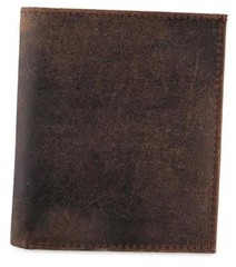 RFID Blocking Men’s Leather Bi-Fold – Big ONE SIZE – Buffalo Vintage Leather