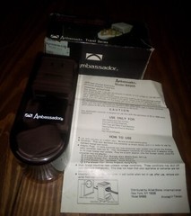 Ambassador 1600 Watt Foreign Travel Electric Converter Adapter Kit Vintage 84565