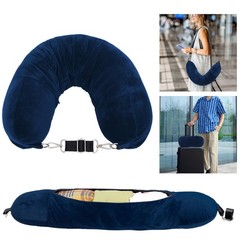 Stuffable Neck Pillow for Travel, Travel Pillow Stuffable with Clothes,Fillab…