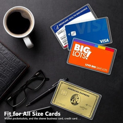 ✅ 8PCS Social Security Card Protector Sleeves Medicare Card Holder Wallet Cover