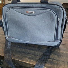 Tag Overnight Bag Grey Canvas Weekend Travel Toiletry Bag