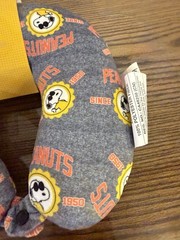 Peanuts~SNOOPY~”PEANUTS”~SINCE 1950~Head/Neck Pillow~Travel, Plane~