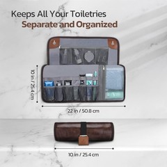 Toiletry Bag for Men, Travel Essentials Travel Toiletry Bag, Water-Resistant Com