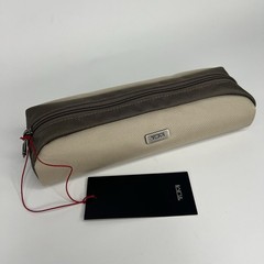 TUMI Accent Accessory Cord Pouch Tonal Sand Beige Neutral