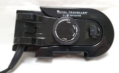 Vintage 1995 Samsonite Royal Traveller Black Travel Iron RT-14 NOS