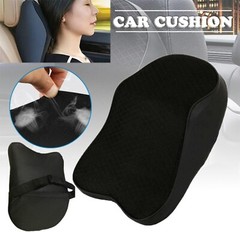 Car Seat Headrest Pillow Neck Support Cushion Pad Soft Memory Foam Breathable