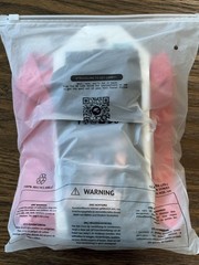 NEW UNOPENED TRTL Travel Neck Support Pillow RED w/ bag (airplane, car, train)