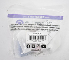 Fosmon Approved Luggage Locks 4 Pack Open Alert Indicator 3 Digit Combination