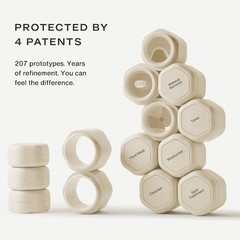 Versatile Travel Bottle Set – Shampoo, Conditioner – Sand