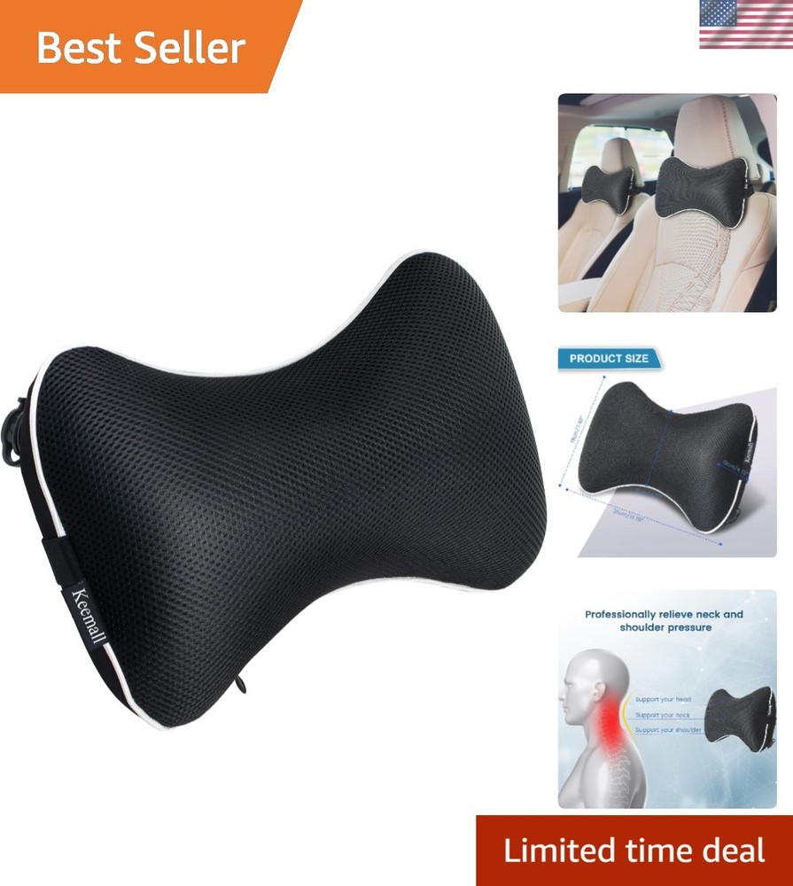 Washable Ergonomic Travel Neck Pillow – Inflatable and Breathable for Vehicles
