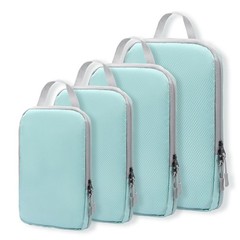 WOOMADA Compression Packing Cubes for Suitcases Travel Essentials 4 Set Expan…